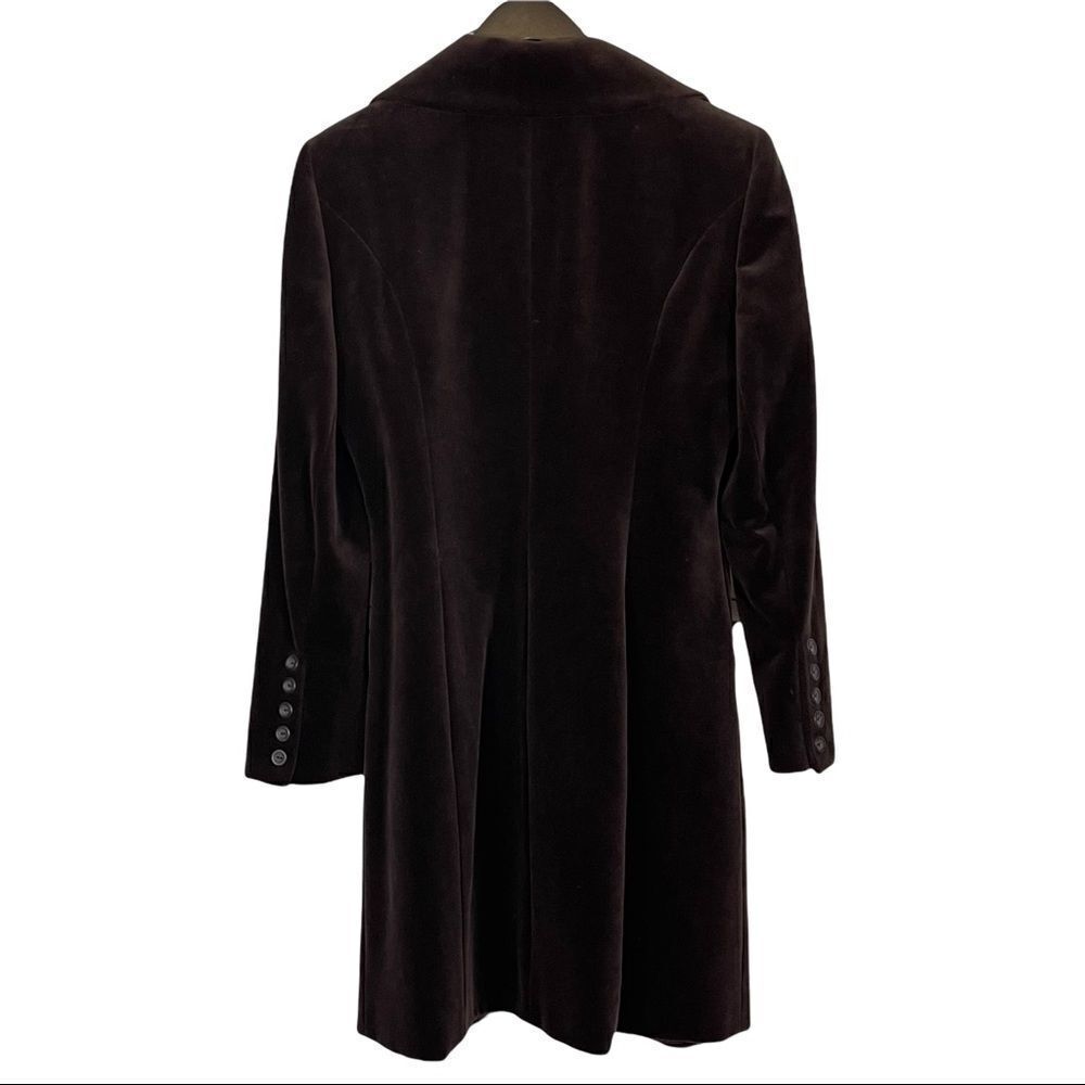 Vintage Grace Collection Brown Velvet Jacket - Picture 4 of 5